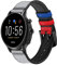 Modern Art Leather & Silicone Smart Watch Band Strap For Fossil Mens Gen 5E 5 4 Sport, Hybrid Smartwatch HR Neutra, Collider, Womens Gen 5 Size (22mm)