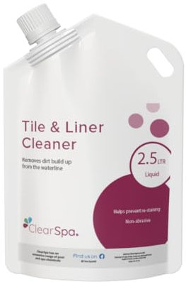 ClearSpa Hot Tub & Whirlpool Surface Cleaner 2.5ltr Pouch - Suitable for Hot Tub, Spas, Pools and Swim Spa…