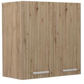 Vicco Hängeschrank R-Line, Artisan-Eiche, 60 cm | 2 Türen · 1 Einlegeboden · Tiefe – 31 cm · ✓ Frei kombinierbar · ✓ Praktischer Stauraum