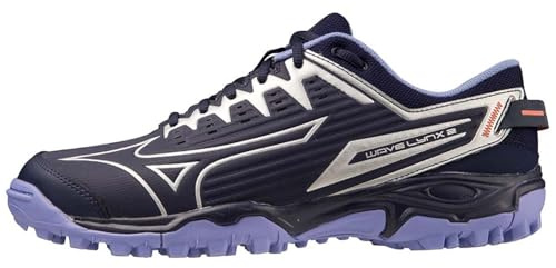 Mizuno Mixte Shoe Wave Lynx Chaussures, Eblue Techgreen Lolite, 44 EU