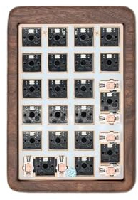 XXINGYULI Kit de pavé numérique mécanique sans Fil Bluetooth, Clavier Programmable rvb à échange à Chaud en Noyer Compatible avec Ordinateur Portable et Bureau, compatibilité PC