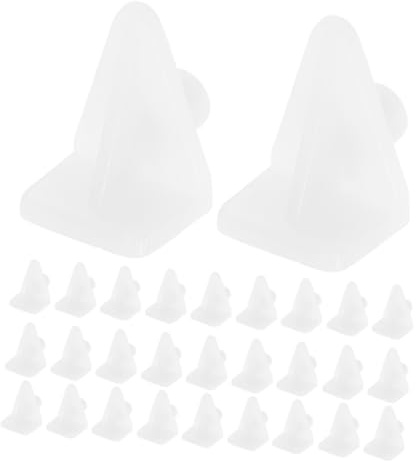 HOMSFOU 200 Pezzi Supporti per Ripiani in Plastica Perni Resistenti per Mobili e Librerie Clip per Mensole e Facili da Installare per Armadi e Ripiani Casa