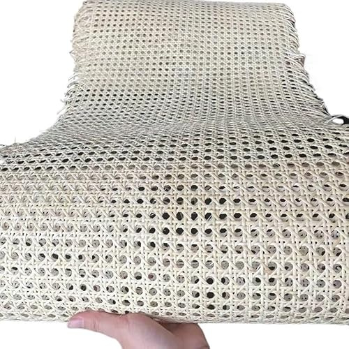 Rattan,Rejilla Mimbre Rollo de cinta ratán natural 40 cm, 45 ancho y 0,3 a 2 m largo, lámina mimbre for reparación sillas, mesas muebles(40cmx 1 meter)