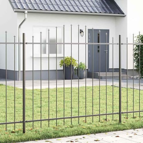 Gecheer Garden Fence Grey 680 x 150 cm Fence Model3360109