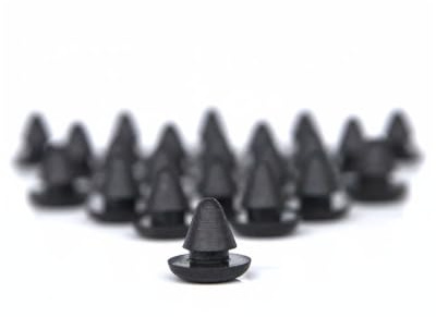 Gummipuffer Toranschlag Schwarz Ø12 mm 10er | Geräuschdämpfend | Schützt Tor & Pfosten | Witterungsbeständig & langlebig