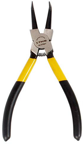 Circlip Pliers 7/9/13 Snap Ring Pliers Long Nose Internal External Straight Bent Mini Pliers Tools for Electrical and Wood Work, DIY and Jewellery Making (13 Internal Bent)
