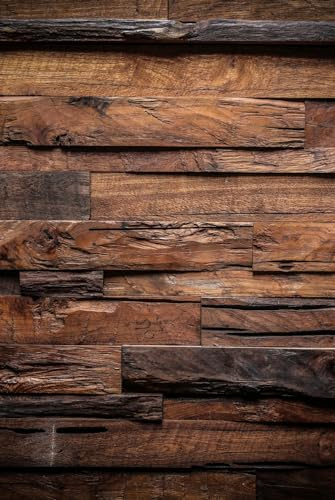 Magnettafel Pinnwand XXL Holz Holzplanken dunkel rustikal Größe 40 x 60 cm