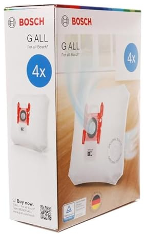 Bosch Box of 4 Vacuum Cleaner Bags Type G (166350-44328) 00576334,17000940