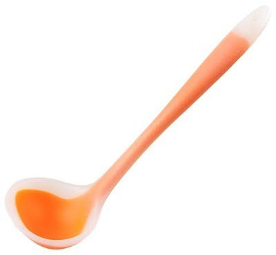 Mestolo da zuppa in silicone antiaderente senza soluzione di continuità, 480 F, mestolo da cucina resistente al calore, utensile da cucina per la preparazione di zuppe, stufati e molto altro