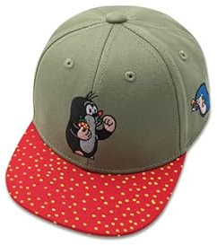 koaa Der kleine Maulwurf Erdbeere Snapback - der kleine Maulwurf, Sendung mit der Maus, Basecap Kinder, Coole Cap für Jungen & mädchen, Snapback käppi, schildkappe, cappy, cappies Kids, käppi