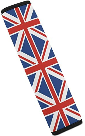 Union Jack UK Flag Car Seat Belt Shoulder Pad Auto Safety Cushions Protector Covers Universal Accessories