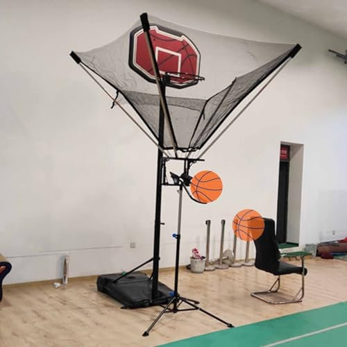 Basketball-Rebounder, Großer Basketballkorb-Return-Aufsatz, Verstellbar Von 2,5 M – 3,1 M, Professioneller Basketball-Rebounder-Netz-Return, for Den Innen- Und Außenbereich