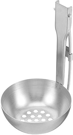 ADOCARN Stainless Steel Slotted Spoon Portable Outdoor for Camping Hiking and Picnics Lightweight Design for and Outdoor Activities