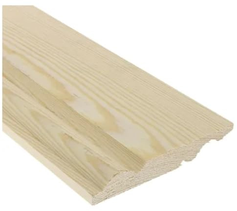 PACK OF 15 (Total 15 Units) - 20.5mm Redwood Torus & Ogee Skirting 25mm x 125mm (act size 20.5mm x 120mm) x 4200mm