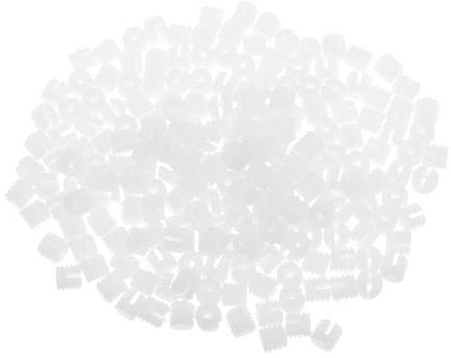 ELAYARD Lot de 200 Inserts de Cheville de Charnière en Nylon 4x9 Mm, Goujons pour Quincaillerie D'armoire, Fixation Stable Portes et Tiroirs, Accessoires de Réparation pour Meubles
