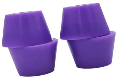 kowaku 4 Piezas Longboard Bushing Kit de Reemplazo para Ejes de Patineta Bujes Cónicos Accesorios de Skate Resistentes de PU Fácil Instalación Adecuado para, PÚrpura