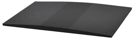 MagiDeal Sagging Mattress Support Tavola Rigida sotto Materasso Spugna Compatta Pannello Ripara Letto Affondato Migliora Confort per Dormire Installazione, Nero 150cm