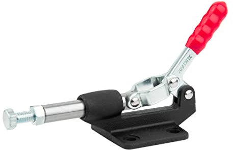 POWERTEC 1PK Toggle Clamp, 500lbs Holding Capacity, 305CM Quick Release Push Pull Clamp for Woodworking Jigs and Fixtures, Pocket Hole Jigs, Welding, CNC (20318)