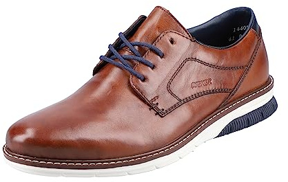 Rieker Herr 14402 Oxford sko, Brun 24, 40 EU