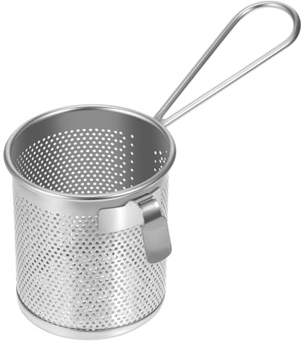 HEMOTON Hot-Pot-Trennung Colander Hängesieb Für Hot Pot Mesh Net Colander Zum Einhängen Am Topfrand Für Nudeln Und Gemüse Leicht Zu Reinigen Für Küche Und Restaurant