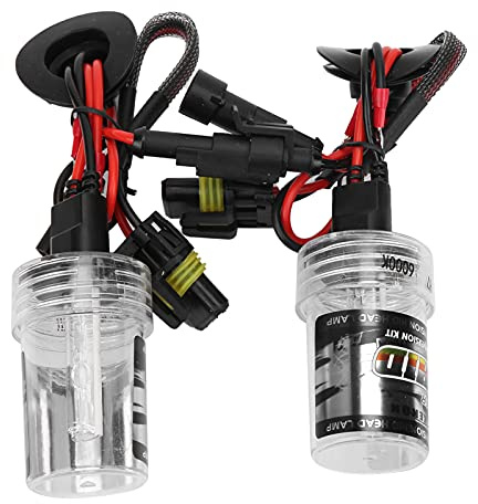 Ampoules de Phare Xenon 6000K, H7 Socket 35W Ampoule de Phare HID de Voiture 6000K Super Power Protection contre les Surcharges Universel 12V