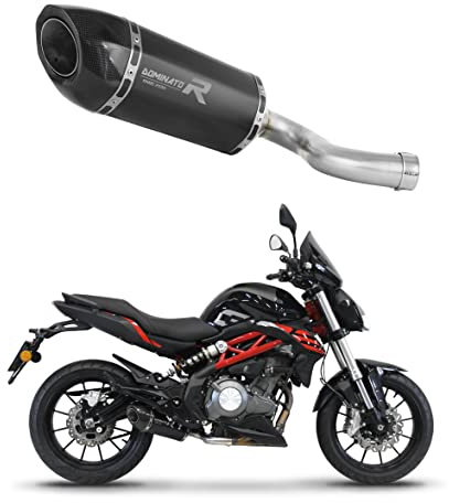 DOMINATOR Terminale di Scarico Marmitta Silenziatore HP5 NERO compatibile con BN 302 S 2016-2020
