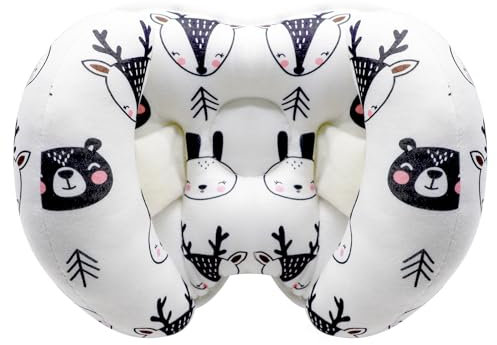 KAKIBLIN Baby Head Neck Support Pillow, 2 in 1 Banana Neck Pillow for Baby, Babies Travel Pillows for Stroller Head Support for Newborn