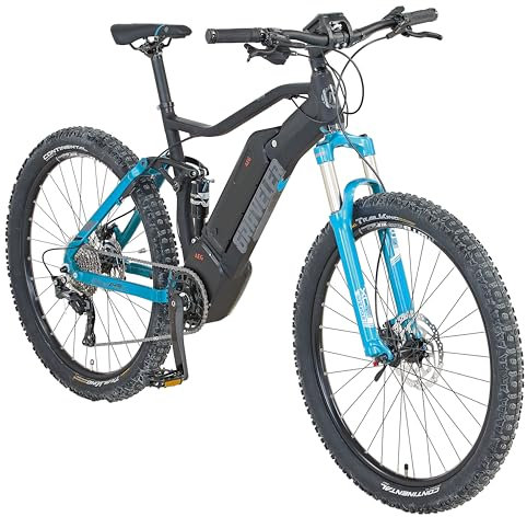 Prophete Herren Graveler e8000 E-Bike, Firmamentblau, Rahmen innen schwarz matt, Normal