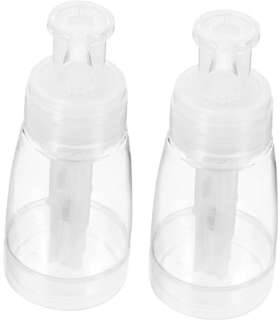 SKISUNO Powder Spray Bottle Hair Salon Sprayer 2Pcs 180Ml Pet Leak-Proof Versatile Fine Mist Applicator for Hairdressing Salon and Travel Use