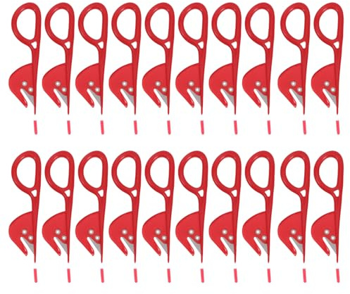 SAFIGLE 1 Lot de 20 Couteaux à Intestins de Volaille de Couleurs Assorties, Gadget de Cuisine pour Le Nettoyage de La Maison