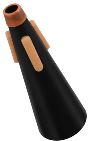 Trumpet Mute Black Conical Noise Reduction Pet for Student | Easy Installation, Nighttime Apartment Use, Beginner Friendly, Compact Profile for Daily Rehearsal