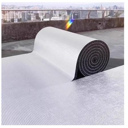 Selbstklebende Aluminiumfolien-Isoliermatte, Schalldämpfungs- und Hitzeschutzmatte for Fahrzeuge, Rohre, Dächer, Wände, Mehrzweckanwendungen, 5–30 mm dick(1*10m/3.2*33ft,25MM(THK))