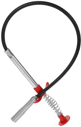 Zerodeko Outil de Ramassage à Pince Flexible 60 Cm pour Débouchage Canalisation Griffe Ressort la Cuisine Salle de Bain Douche Nettoyage Drain Professionnel