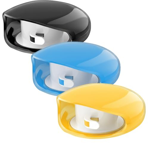 Avvolgicavo automatico da 3 pezzi Avvolgicavo automatico piccolo portatile per cavi telefonici Gestione cavi retrattile per aula di ufficio domestico 3 colori