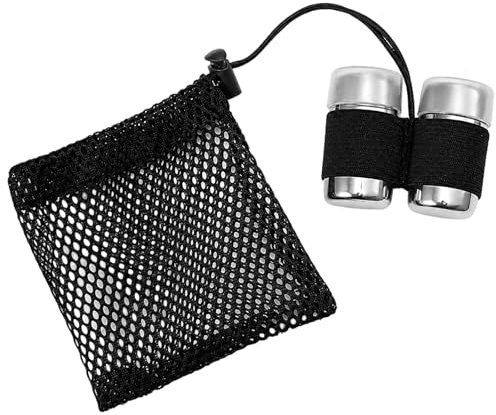 Travel Salt and Pepper Sets, Compact Seasoning Containers for Outdoor Adventures, Mini Salt and Pepper Shakers for Camping Trips, Two-Piece Portable Spice Dispenser Set