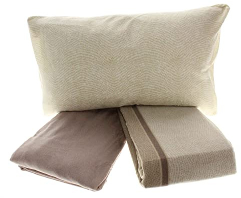 Juego de sábanas de forro polar suave y cálida manta - cama individual(1 plaza) - Varios Diseños