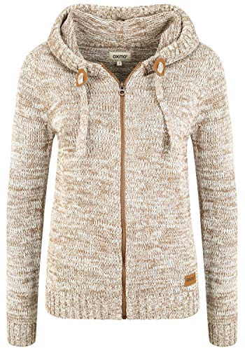 OXMO OXPhiladelphia Damen Kapuzenjacke, L, Dune (795409)