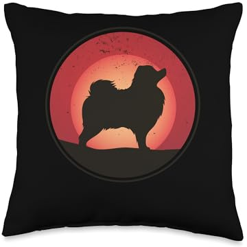 Pomeranian Pom-Dog Throw Pillow
