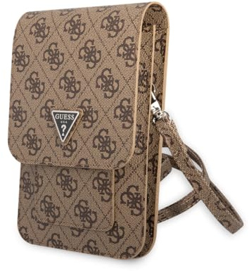 Guess Tasche GUWBP4TMBR braun 4G Triangle - Handyhülle - Silikon - Dünne Passform - Asus Zenfone Max Pro M1 - Kartenschlitz