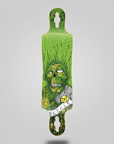 Lab Skate Skateboard Longboard Deck 40x9 Drop Sonne und Meer