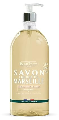 MARSEILLE jabón flor de algodón 1000 ml
