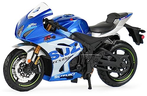 Bburago Suzuki GSX-R 1000 Motorbike - Incredibly Detailed Die-Cast Replica Collectible - 1:18 Scale