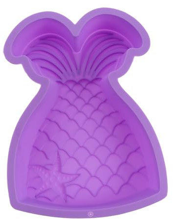 COLLBATH Meerjungfrauen-backform Antihaft-backform aus Hochwertigem Material Backofen-backzubehör für Leckere Kuchen Zufällige Farbe