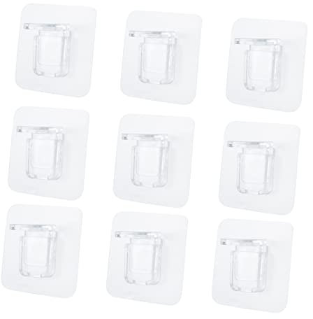 HOMSFOU 20stücke Selbstklebende Regalstütze Aus Transparent Und Stanzenfrei Für Schrankregale Möbelhalterungen Starke Klebkraft Und Langlebiges Design