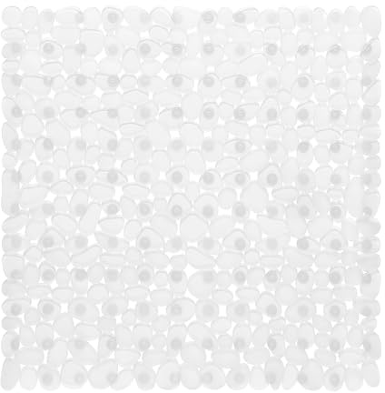 AMFUN Duschmatte rutschfest, 54x54cm Antirutschmatte Dusche mit Saugnäpfen, Maschinenwaschbar Badematte, Badewannenmatte rutschfest BPA Frei, Schimmelresistent, Hautsensitiv