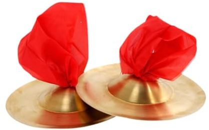 Oshhni 2 platillos de, platillos de mano, suministros para fiestas, instrumento musical, instrumento de percusión para escuela, tambores, niños y