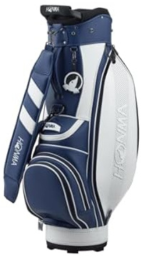 Honma Tour Bag CB12501 Golftasche, Kunstleder, Blau und Weiß, Standard, für Erwachsene, Unisex