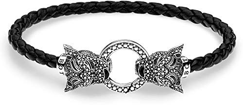 THOMAS SABO Armband Talisman schwarz 925 Sterlingsilber, Geschwärzt