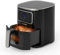 UNIVERSALBLUE Freidora de Aire Sin Aceite 5 L | Air Fryer Grande con Ventana Transparente 4-5 Personas | Control Táctil y Temporizador | 8 Programas de Cocina | Bandeja, Pincel y Espátula