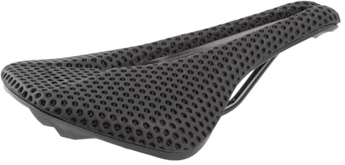 Sellino per bicicletta 3D Comp: sella da corsa anatomica, nylon, nero
